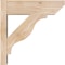 Ekena Millwork Funston Slat Smooth Outlooker, Douglas Fir, 5 1/2"W x 16"D x 16"H OUT06X16X16FST06SDF - alternate 4